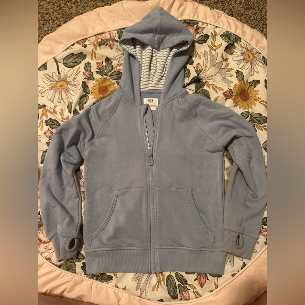 Little Sleepies Storm Zip Up Hoodie size 6